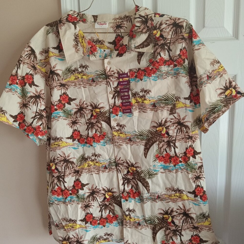 XL Hawaiian shirt made by Barefoot in Paradise